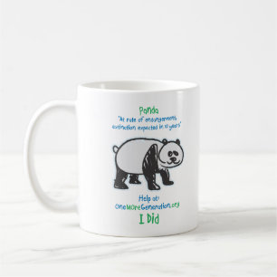 Caneca De Café Salvar nossas pandas