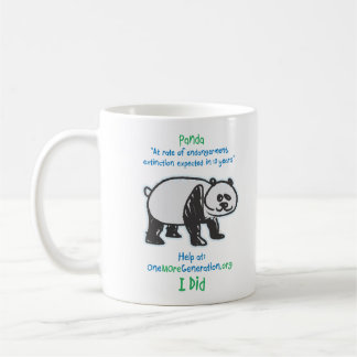Caneca De Café Salvar nossas pandas