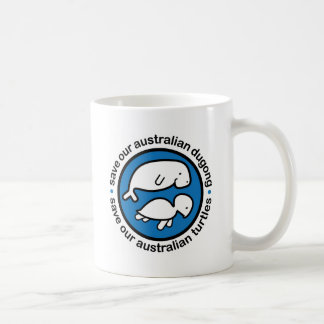 Caneca De Café Salvar nossos dugong & tartarugas