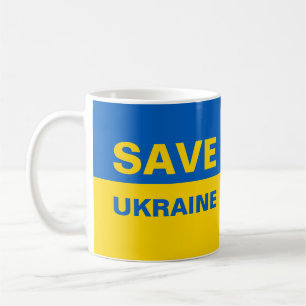 Caneca De Café Salvar o pavilhão ucraniano da Ucrânia