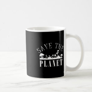 Caneca De Café Salvar o Planeta Proteção Ambiental Dia da Terra
