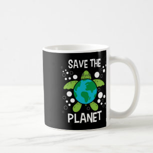 Caneca De Café Salvar o planeta - Proteção Ambiental Terra D