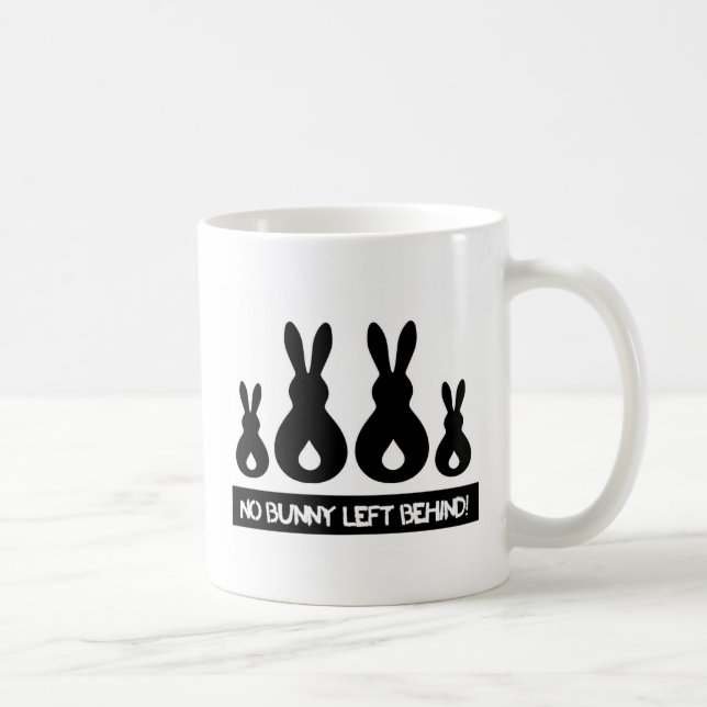 Caneca De Café Salvar TODOS OS coelhos! (Direita)