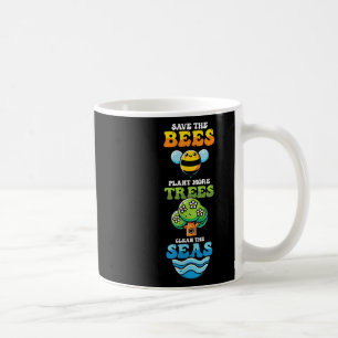Caneca De Café Salve abelhas Plantações Limpas Seas Ambientais Pr