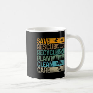 Caneca De Café Salve Abelhas Salvando Animais Reciclares Plástico