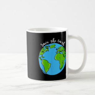 Caneca De Café Salve Nossa Camisa Do Dia Da Terra Para Crianças E