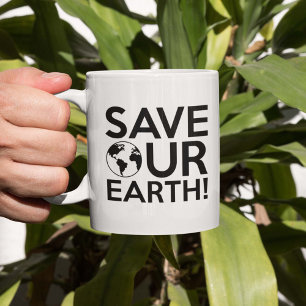 Caneca De Café Salve nossa Terra