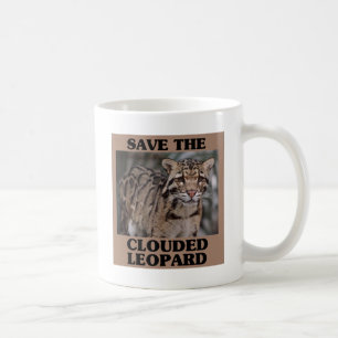 Caneca De Café Salve o Leopardo Nublado