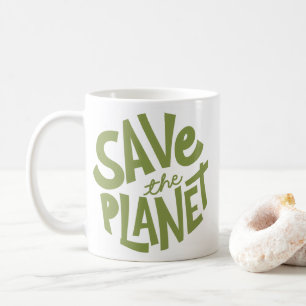 Caneca De Café Salve o Planeta Eco Design