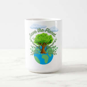 Caneca De Café Salve o Planeta Mug