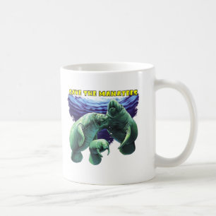 Caneca De Café Salve os Manatees