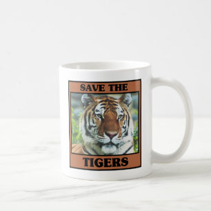 Caneca De Café Salve os Tigres