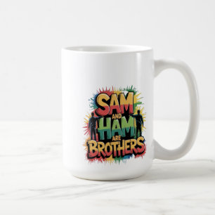 Caneca De Café Sam & Ham são irmãos