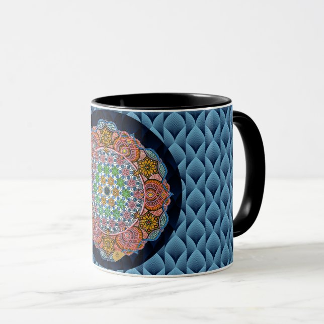 Caneca de Café  "Samadhi" (pintura acrílica) (Frente Esquerda)
