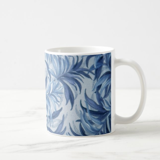 Caneca De Café Samambaia azul (Direita)