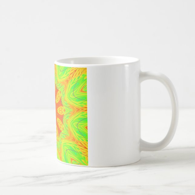 Caneca De Café Samba Motif Art Impressão (Direita)