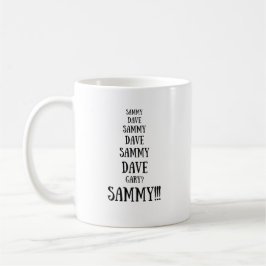 Caneca De Café Sammy versus Dave Funny Argumento