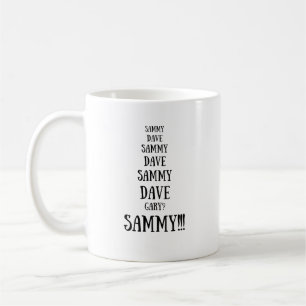 Caneca De Café Sammy versus Dave Funny Argumento
