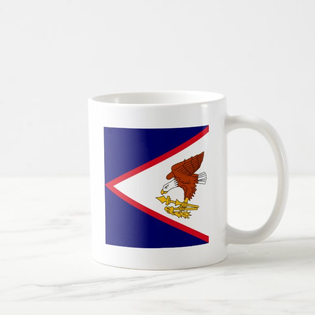 Caneca De Café Samoa Americana (Direita)