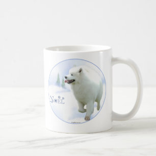 Caneca De Café Samoyed Noel
