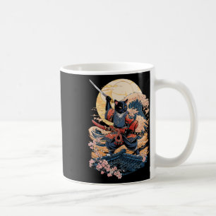 Caneca De Café Samurai Cat Ninja