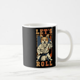Caneca De Café Samurai Corgi Em Jiu Jitsu Gi Bjj Life Brasil K