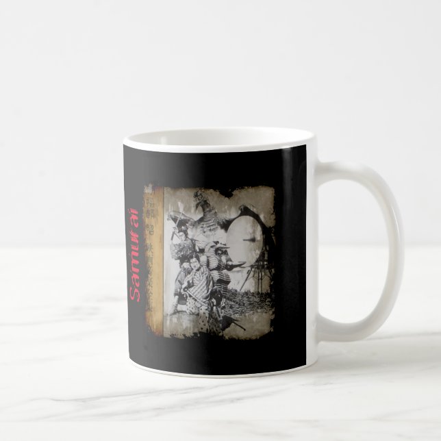 Caneca De Café Samurai do Japão (Direita)