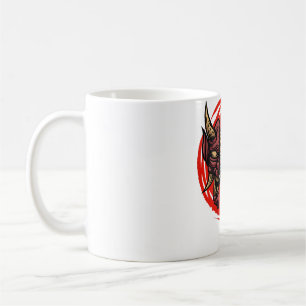 Caneca De Café Samurai Drawing Splash Design Art Asiático