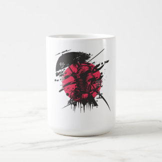 Caneca De Café Samurai Ink Art Mug