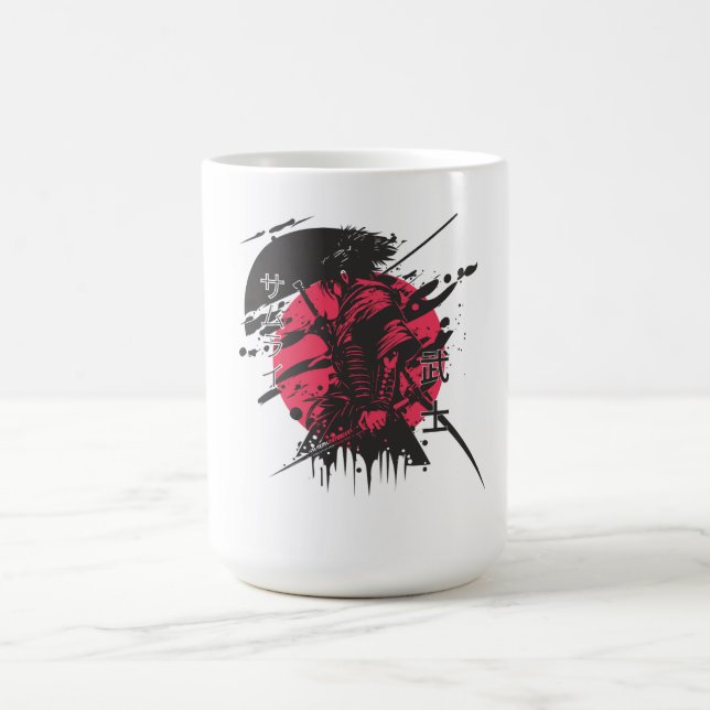 Caneca De Café Samurai Ink Art Mug (Centro)
