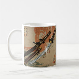Caneca De Café Samurai Swords