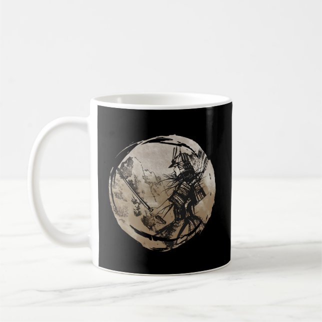 Caneca De Café Samurai Warrior Bushido Code Japonês Swords (Esquerda)