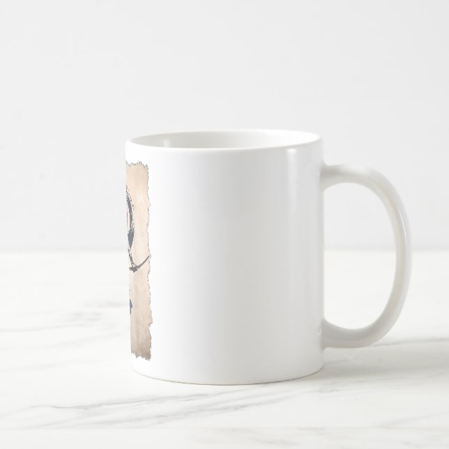 Caneca De Café Samurai Warrior Retro Vintage (Direita)