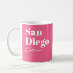 Caneca De Café San Diego California OU SEU TEXTO
