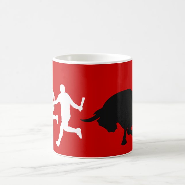 Caneca De Café San Fermin, Pamplona: funcionando com os touros, (Centro)