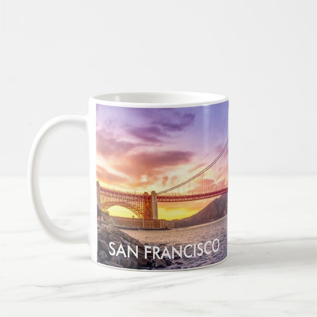 Caneca De Café San Francisco - golden gate bridge (Esquerda)