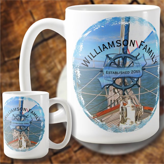 Caneca De Café San Francisco Sailing 0869 (Criador carregado)