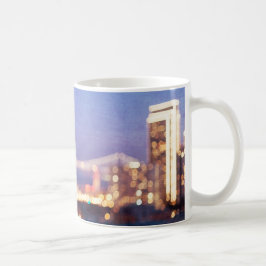 Caneca De Café San Francisco Skyline Bokeh Lights Mug