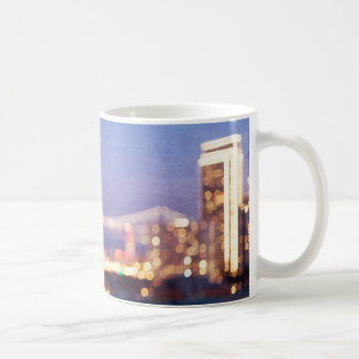 Caneca De Café San Francisco Skyline Bokeh Lights Mug