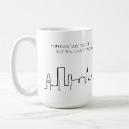 Caneca De Café San Francisco Skyline Girl Cote