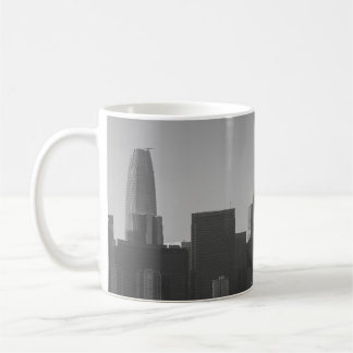 Caneca De Café San Francisco Skyline Monocromo - Foto Cityscape