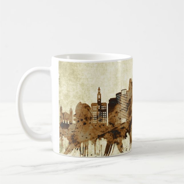 Caneca De Café San Jose California Cityscape (Esquerda)