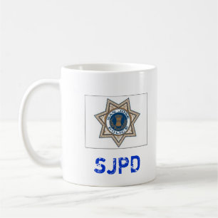 Caneca De Café San Jose * copo do departamento da polícia
