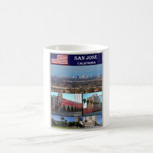 Caneca De Café San José - Mosaico - Califórnia - Estados Unidos