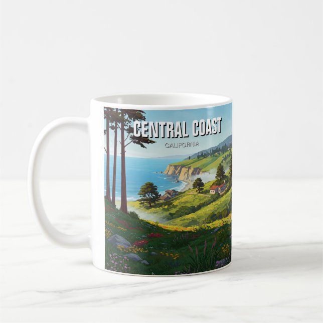 Caneca De Café San Luis Obispo, Costa Central da Califórnia (Esquerda)
