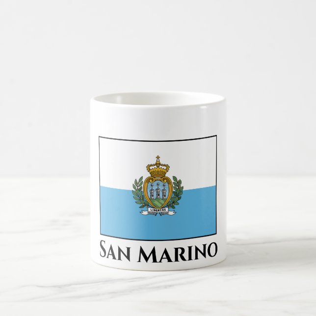 Caneca De Café San Marino Flag (Centro)
