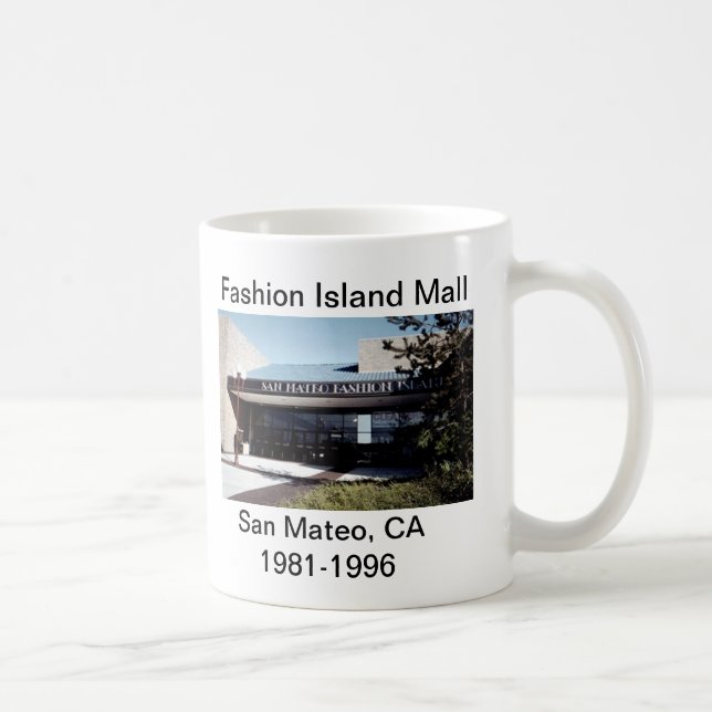 Caneca De Café San Mateo Fashion Island Mall Coffee Mug (Direita)