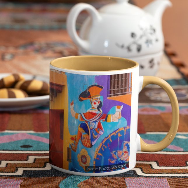 Caneca De Café San Miguel 4 (San Miguel Street 4 Coffee Mug)