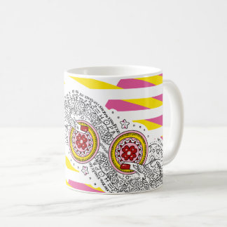 Caneca De Café Sana Tarot - Two of Pentacles