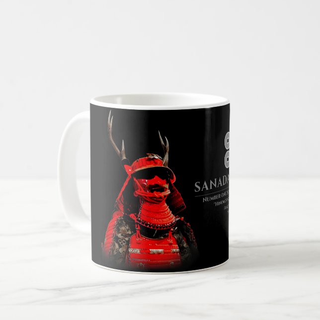 Caneca De Café SANADA YUKIMURA (Red ver.) (Frente Esquerda)